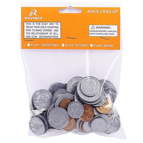 Pretend Play Money Coin Party Propsparty Supplies For Learningmath