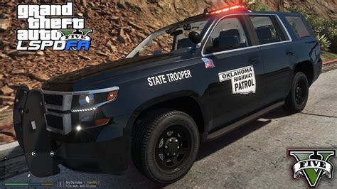 Gta 5 Lspdfr Oklahoma Highway Patrol New Chevrolet Tahoe Gta 5