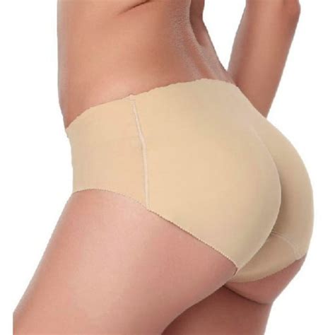 Weefy Sexy Women Seamless Hip Enhancer Shaper Push Up Padded Panties Underwear