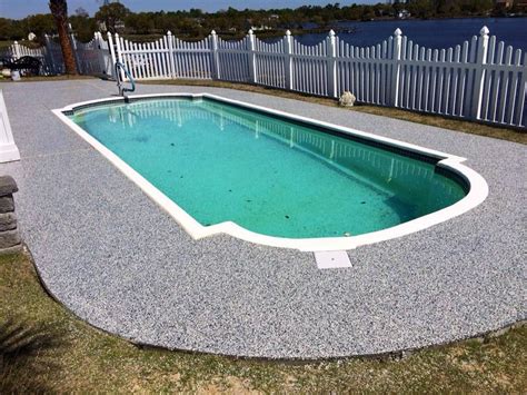 For More Informationthis Is A Pool Deck Coated With A Elastideck Non