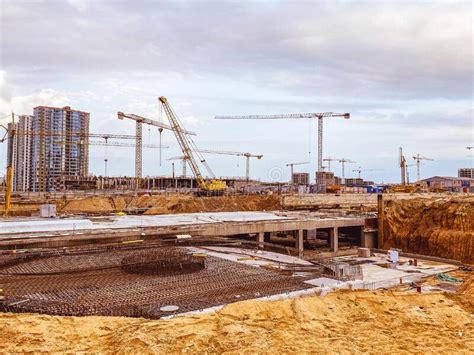 Construction Of A New Residential Area In The City Center For The