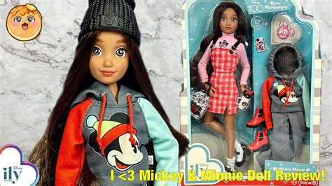 Disney Ily 4ever Retro Reimagined I Love Mickey Minnie Mouse Doll Full Unboxing Review