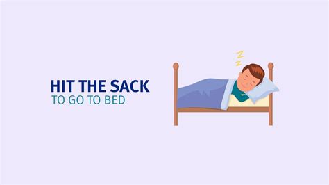 I usually turn in at midnight; English Idioms | Hit the sack - YouTube