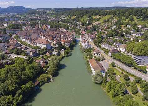 Die Aareschlucht in Brugg - Die Aare