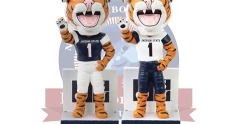 Wavee Dave Jackson State Tigers Mascot Bobblehead Available Visit Jackson