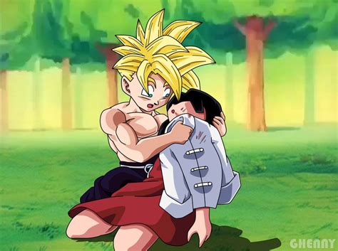 dragon ball commission 40 gohan wiping videl by ghenny dragon ball anime dragon ball goku
