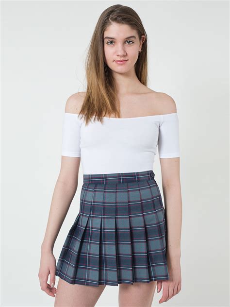 Plaid Tennis Skirt American Apparel