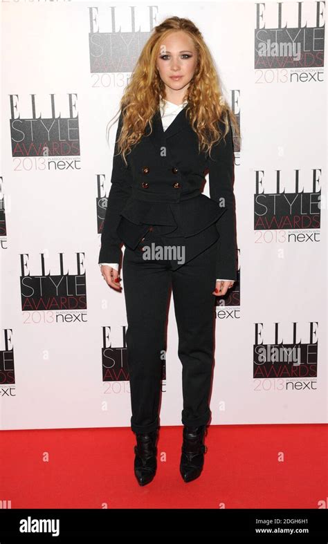 Juno Temple Arriving At The Elle Style Awards 2013 The Savoy Hotel