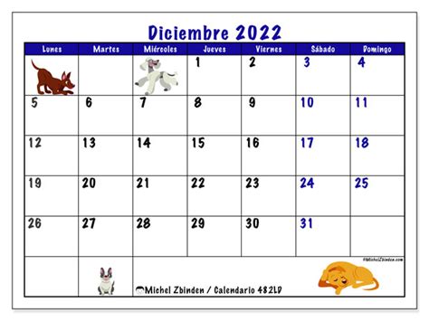 Calendario Diciembre De 2022 Para Imprimir 62ld Michel Zbinden Es 86060
