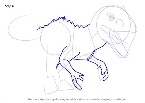 Learn How To Draw Indominus Rex From Jurassic World Jurassic World Step By Step Drawing