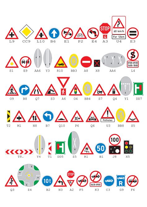 Example K53 Learners Test With Answers Road Signs For