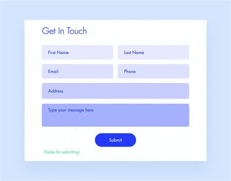 Effective Contact Form Design Templates And Examples