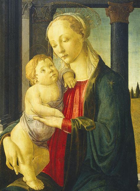 Madonna And Child Painting By Sandro Botticelli Fine Art America