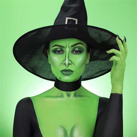 Green Makeup For Witch Costume Saubhaya Makeup