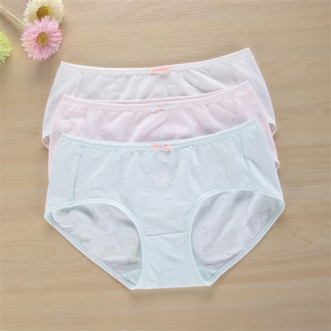 New Arrived High Quality Girl Panties Soild Briefs Cotton Lingerie Soft
