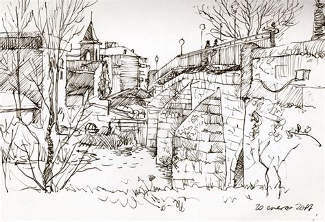 Paisajes a tinta china faciles - Imagui