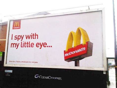 Outdoor Advertising - Simple is Beautiful - I'm Loving It ...