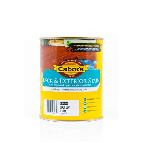 Product used was deck correct by cabot, color. Cabot's Deck & Exterior Stain Water Based 1L Blackbean ...