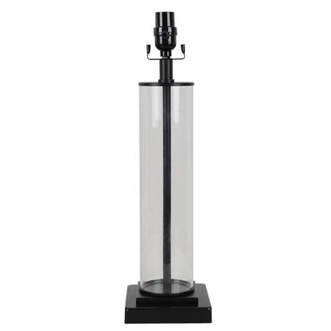 Hampton Bay Mix And Match In H Black Table Lamp Base With Usb