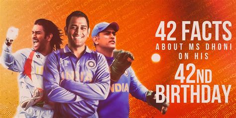 Ms Dhoni Birthday Lets Take A Look At 42 Facts About Legendary Indian Captain