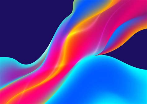 Abstract Flowing Colorful Fluid Shapes 698289 Vector Art At Vecteezy