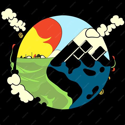 Premium Vector | Visualizing climate chaos the crisis of deforestation