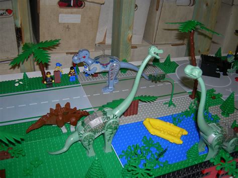 Lego Jurassic Park Theymightbebricks Moc From 2010 Dinosaur Park Lego Jurassic Park