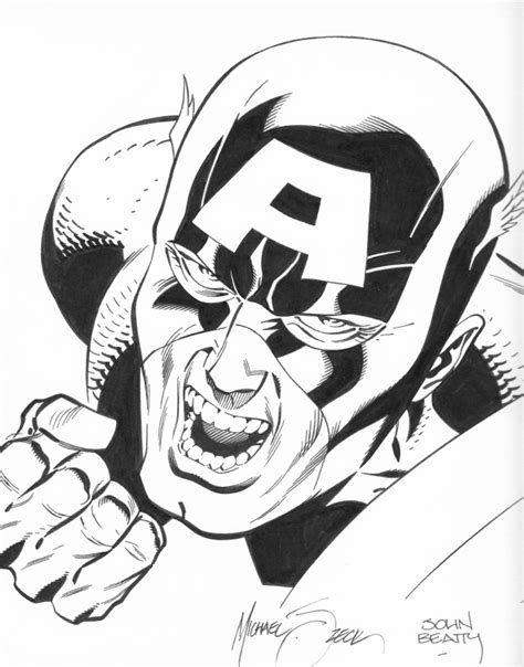Captain America By Mike Zeck And John Beatty In Rick Verbanas S