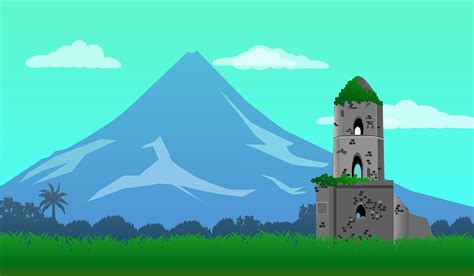 Mayon Volcano Drawing