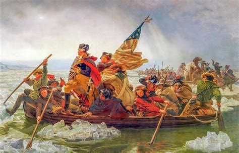 Washington Crossing The Delaware River By Emanuel Gottlieb Leutze