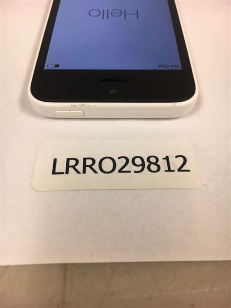 Apple Iphone 5c Sprint White 8gb A1456 Lrro29812 Swappa