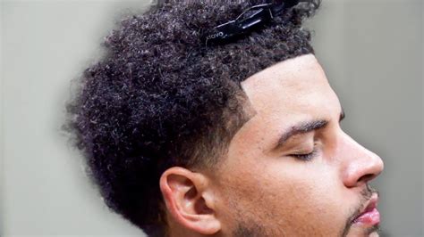 Light Taper Fade On Curly Hair Step By Step Barber Style Directory