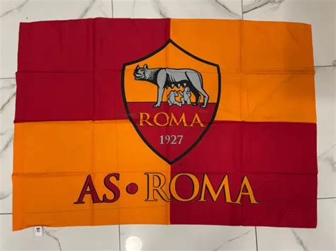 Bandiera Ufficiale As Roma 140x100 Lupa Confederation Cup Campioni