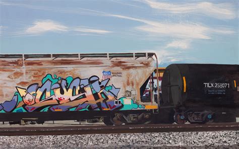 Hopper Graffiti By Charlie Meckel Giacobbe Fritz Fine Art