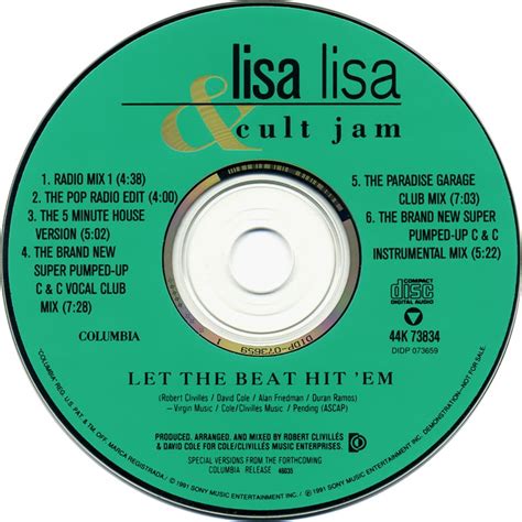 Dmellove Lisa Lisa And Cult Jam Let The Beat Hit Em Cdm