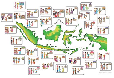 Peta Keragaman Budaya Indonesia Homecare