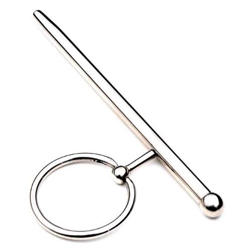 Prince Albert Penis Plug With Ball Surgical Steel Male Sex Toys