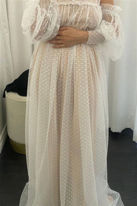 Isadora Tulle Maternity Maxi Gown With Nude Lining Mama Rentals
