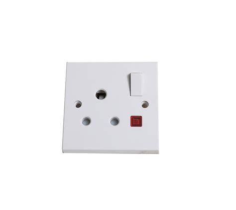 Electrical Products 13a 1 Gang Switch And Socket With Neon China