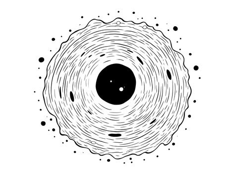 Discover The Black Hole Coloring Coloring Page