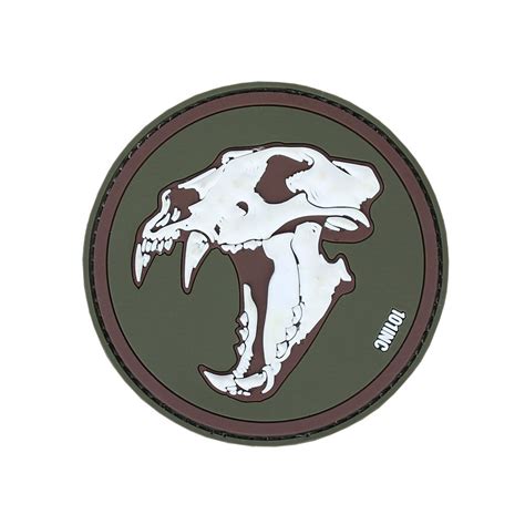 101 Inc 3d Patch Sabertooth Tiger Green Best Price Check