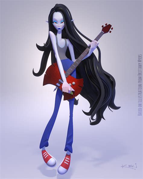 Marceline The Vampare Queen Finished Projects Blender Artists Community