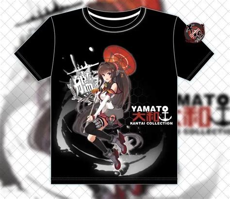 New Anime Game Kantai Collection Kancolle Yamato Cool T Shirt Tee Short Sleeve Tops Unisex