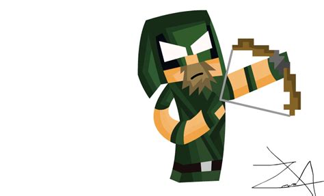Green Arrow Minecraft Skin Draw Pedido By Ornatodraw On Deviantart