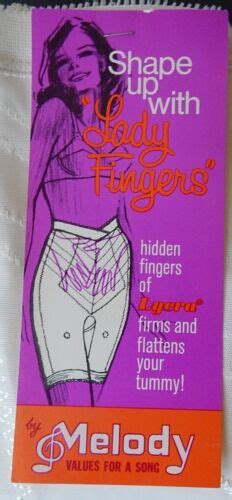 Vintage Melody Lady Fingers Firm Control Long Leg Panty Girdle Sz S