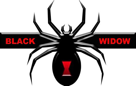 Black Widow Logo Png Png Image Collection