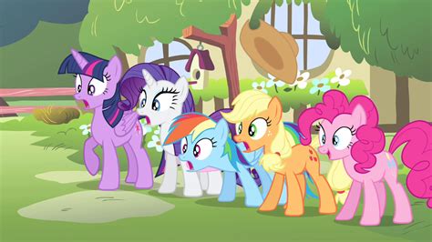 Image Fluttershys Friends Shocked S4e14png My Little Pony