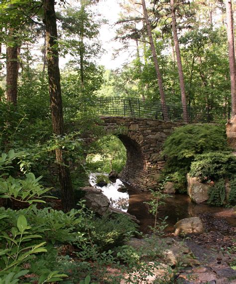 Bridge In The Woods Stone Bridge