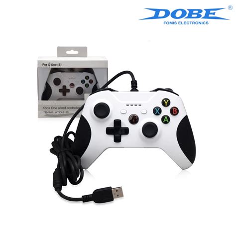 Dobe Wired Controller Para Xbox One Um Gamepad Com Dupla Vibração E