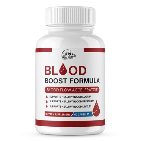 Blood Boost Formula Blood Flow Accelerator 60 Capsules Purefight4u